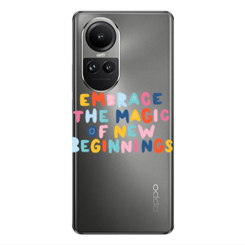 Oppo Reno10 5G Embrace Transparent Silicone TPU Θήκη
