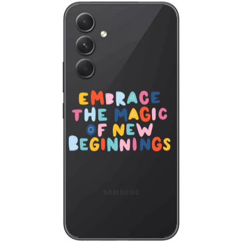 Samsung Galaxy A25 Embrace Transparent Silicone TPU Θήκη