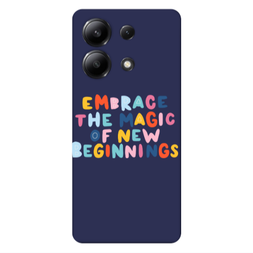 Xiaomi Redmi Note 13 4G Embrace Dark blue Colored Silicone TPU Θήκη