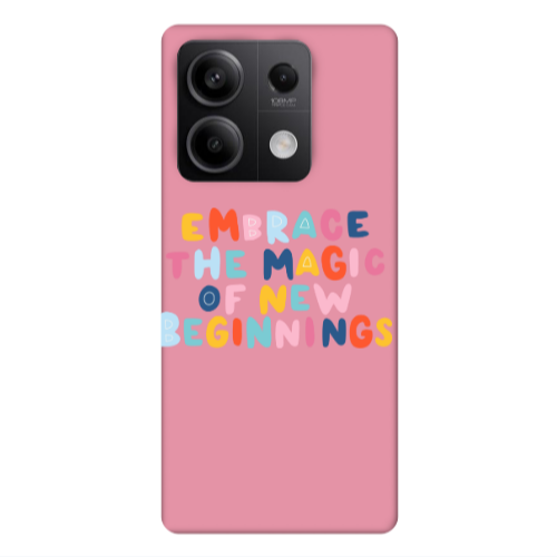 Xiaomi Redmi Note 13Pro 5G Embrace Pink Colored Silicone TPU Θήκη
