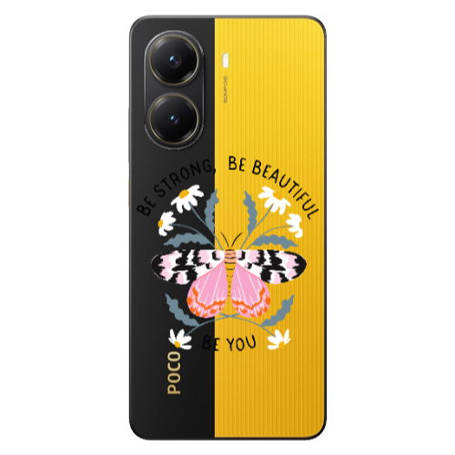 Xiaomi Poco X7 Pro Be Strong Transparent Silicone TPU Θήκη