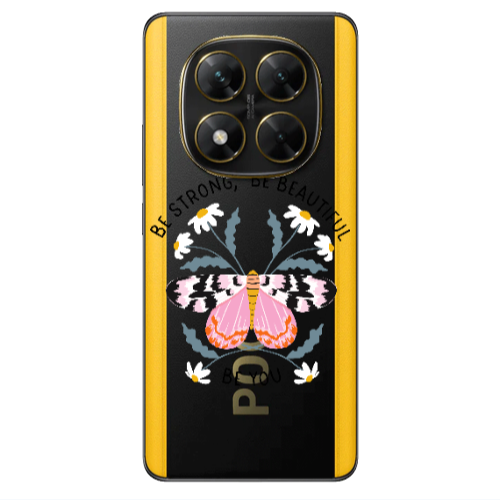 Xiaomi Poco X7 Be Strong Transparent Silicone TPU Θήκη