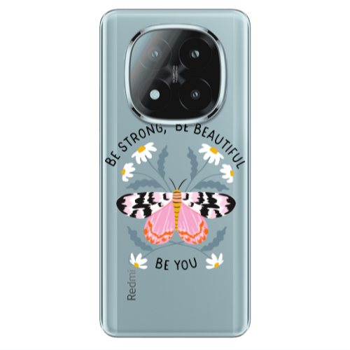 Xiaomi Redmi Note 14 Pro + 5g Be Strong Transparent Silicone TPU Θήκη