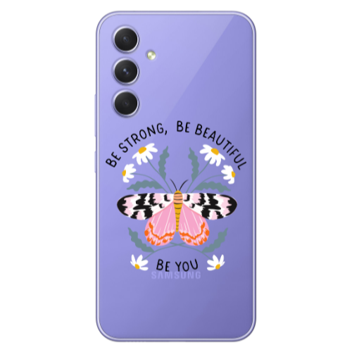 Samsung A56 Be Strong Transparent Silicone TPU Θήκη
