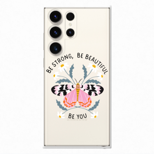 Samsung S25 Ultra Be Strong Transparent Silicone TPU Θήκη