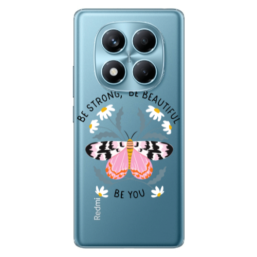Xiaomi Redmi Note 14 Pro Be Strong Transparent Silicone TPU Θήκη