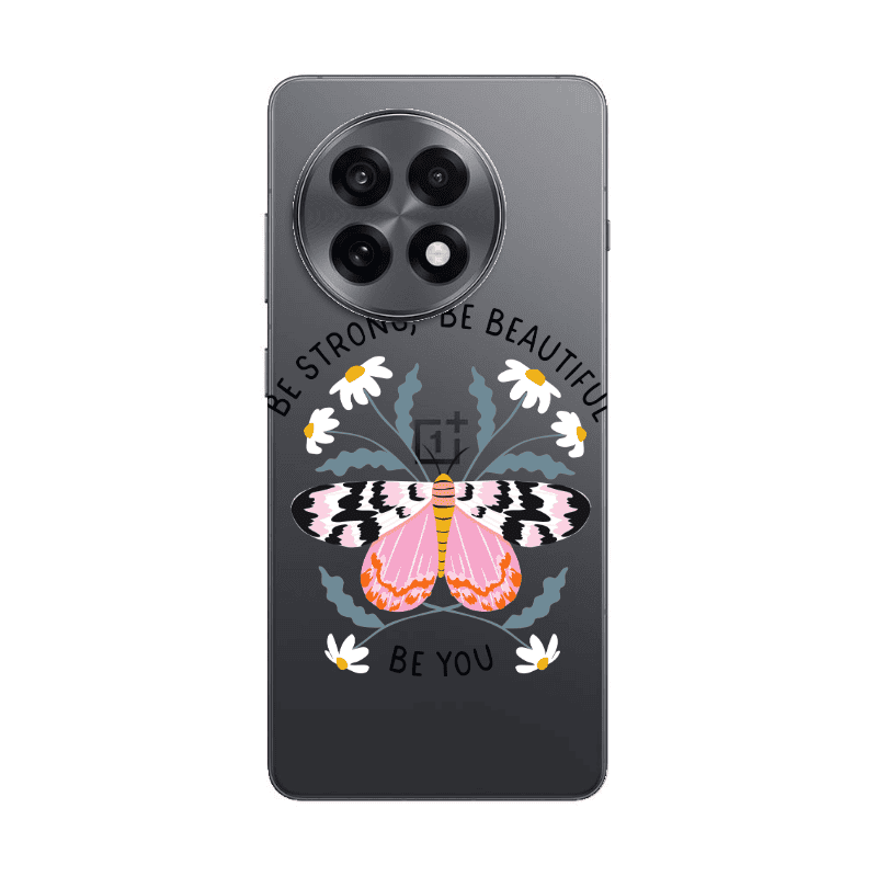 Oneplus 13 5G Be Strong Transparent Silicone TPU Θήκη