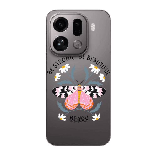 Oppo Find X9 Pro Be Strong Transparent Silicone TPU Θήκη