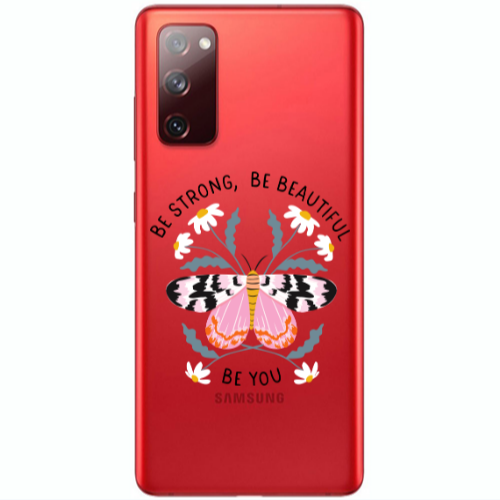 Samsung S20 FE Be Strong Transparent Silicone TPU Θήκη