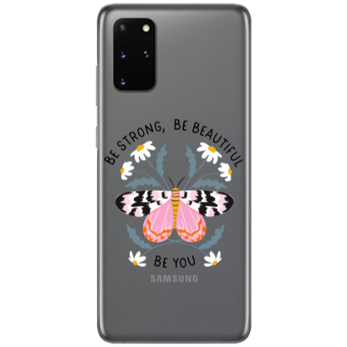 Samsung S20 Plus Be Strong Transparent Silicone TPU Θήκη