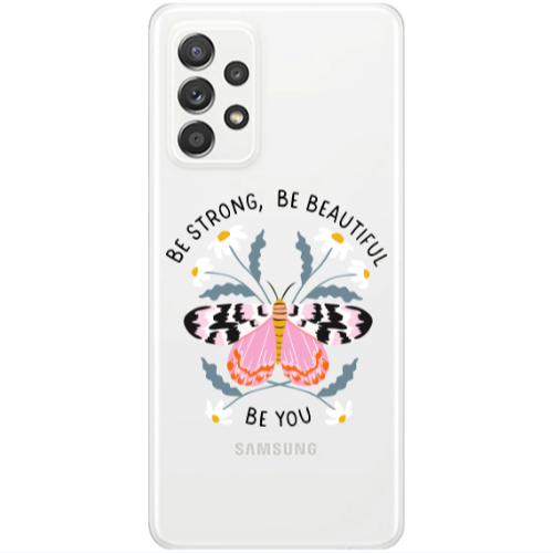 Samsung A53 Be Strong Transparent Silicone TPU Θήκη