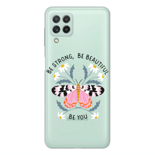 Samsung A22 4G Be Strong Transparent Silicone TPU Θήκη