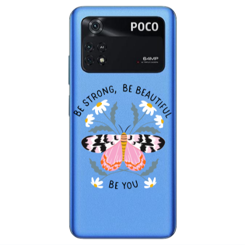 Xiaomi Poco M4 Pro 4G Be Strong Transparent Silicone TPU Θήκη