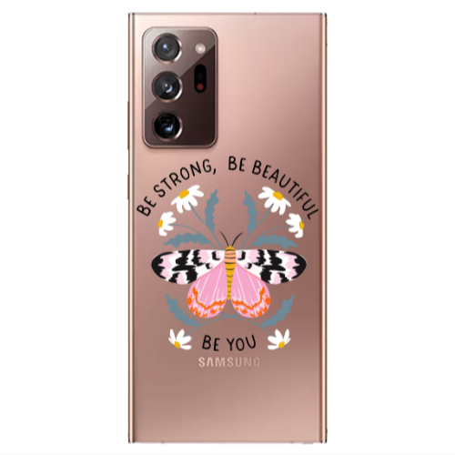 Samsung Note 20 Ultra Be Strong Transparent Silicone TPU Θήκη