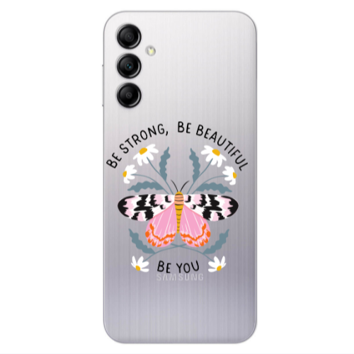 Samsung A24 Be Strong Transparent Silicone TPU Θήκη