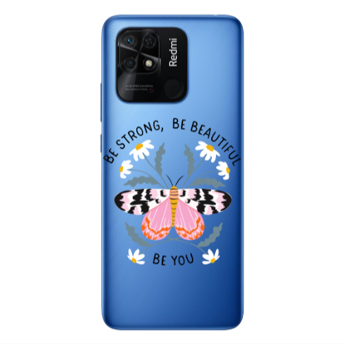 Xiaomi Poco C40 Be Strong Transparent Silicone TPU Θήκη