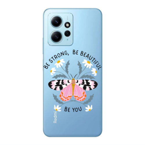 Xiaomi Redmi Note 12 4G Be Strong Transparent Silicone TPU Θήκη