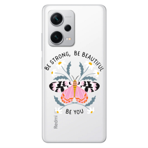 Xiaomi Redmi Note 12 5G Be Strong Transparent Silicone TPU Θήκη