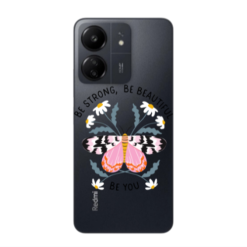 Xiaomi Redmi 13C Be Strong Transparent Silicone TPU Θήκη