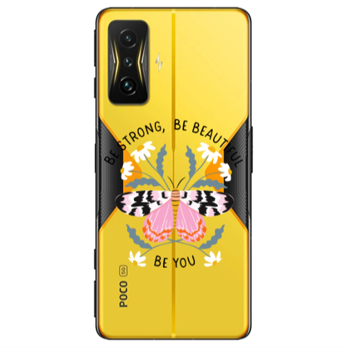 Xiaomi Poco F4 Gt Be Strong Transparent Silicone TPU Θήκη