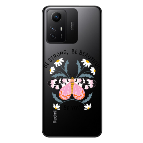 Xiaomi Redmi Note 12s Be Strong Transparent Silicone TPU Θήκη