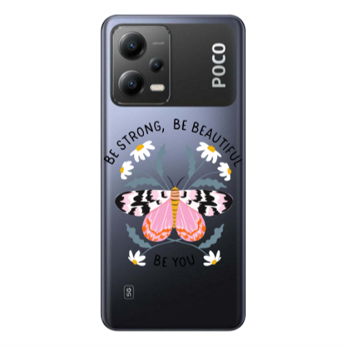 Xiaomi Poco X5 Be Strong Transparent Silicone TPU Θήκη