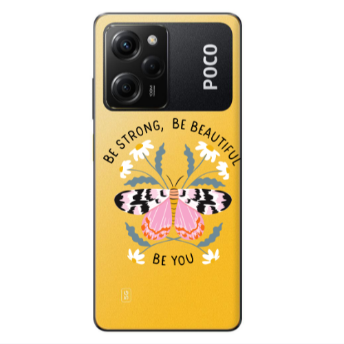 Xiaomi Poco X5 Pro Be Strong Transparent Silicone TPU Θήκη