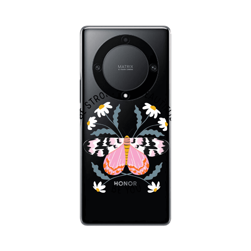 Honor Magic5 Lite 5G Be Strong Transparent Silicone TPU Θήκη
