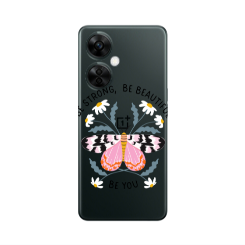 Oneplus Nord CE 3 Lite 5G Be Strong Transparent Silicone TPU Θήκη