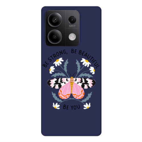 Xiaomi Redmi Note 13 5G Be Strong Dark blue Colored Silicone TPU Θήκη