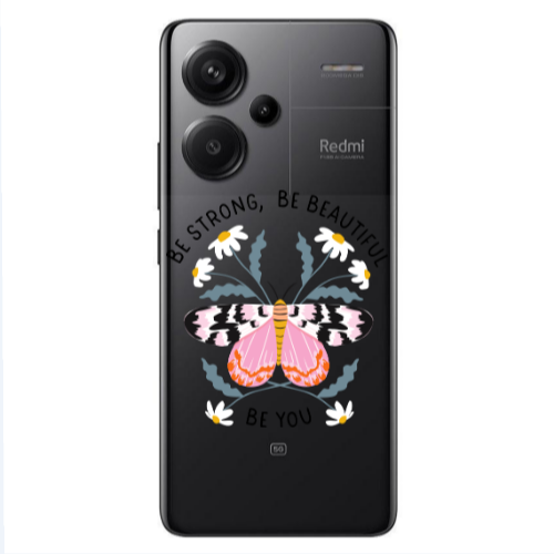 Xiaomi Redmi Note 13 Pro+ 5G  Be Strong Transparent Silicone TPU Θήκη