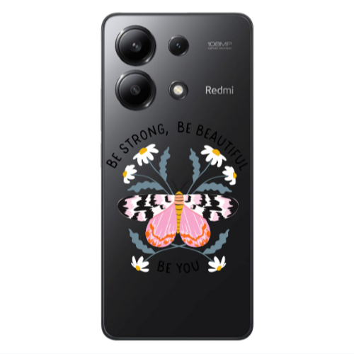 Xiaomi Redmi Note 13 4G Be Strong Transparent Silicone TPU Θήκη
