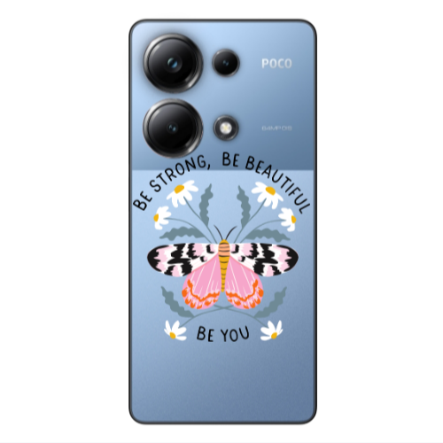 Xiaomi Poco M6 Pro 4G Be Strong Transparent Silicone TPU Θήκη