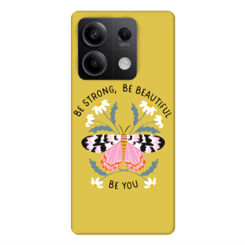 Xiaomi Redmi Note 13Pro 5G Be Strong Yellow Colored Silicone TPU Θήκη