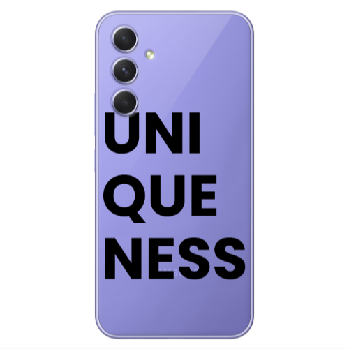 Samsung A56 Uni Que Nesss Transparent Silicone TPU Θήκη