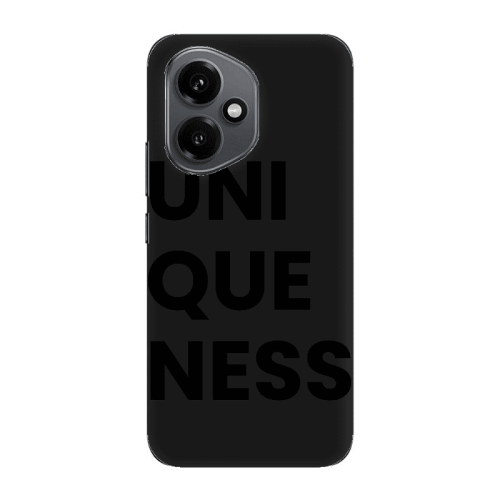 Honor Magic 400 Uni Que Nesss Black Colored Silicone TPU Θήκη