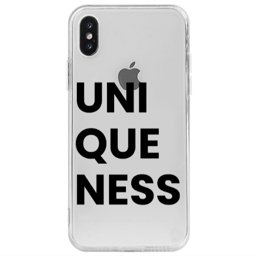 Apple iPhone X Uni Que Nesss Transparent Silicone TPU Θήκη