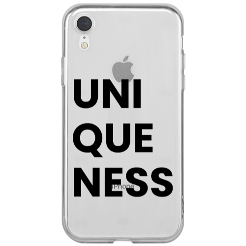 Apple iPhone Xr Uni Que Nesss Transparent Silicone TPU Θήκη