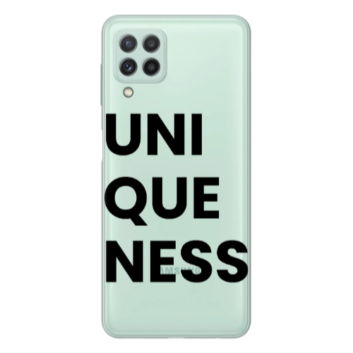 Samsung A22 4G Uni Que Nesss Transparent Silicone TPU Θήκη
