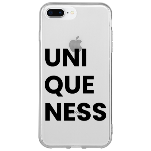 Apple iPhone 7 Plus Uni Que Nesss Transparent Silicone TPU Θήκη