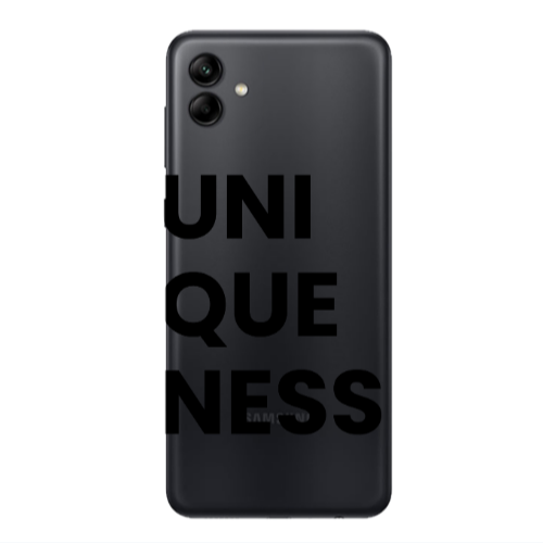 Samsung A04 Uni Que Nesss Transparent Silicone TPU Θήκη
