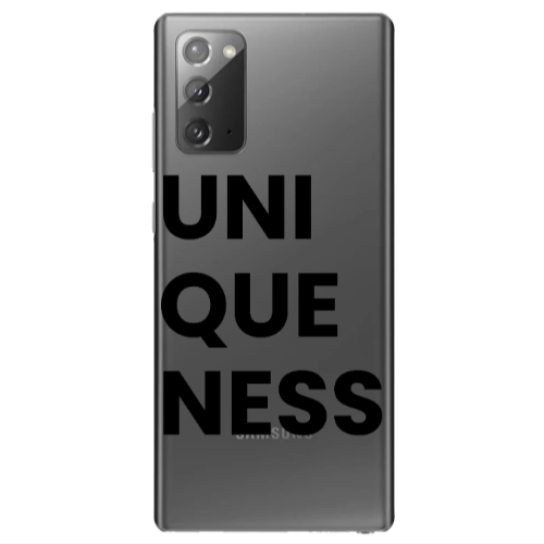 Samsung Note 20 Uni Que Nesss Transparent Silicone TPU Θήκη