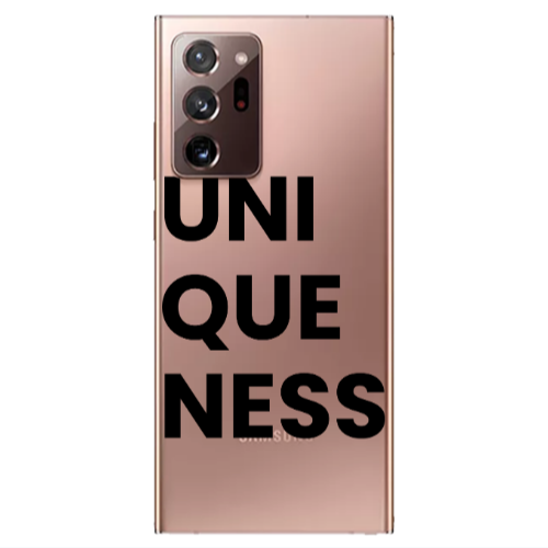 Samsung Note 20 Ultra Uni Que Nesss Transparent Silicone TPU Θήκη