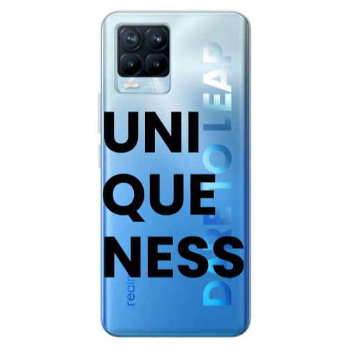 Realme 8 Pro Uni Que Nesss Transparent Silicone TPU Θήκη