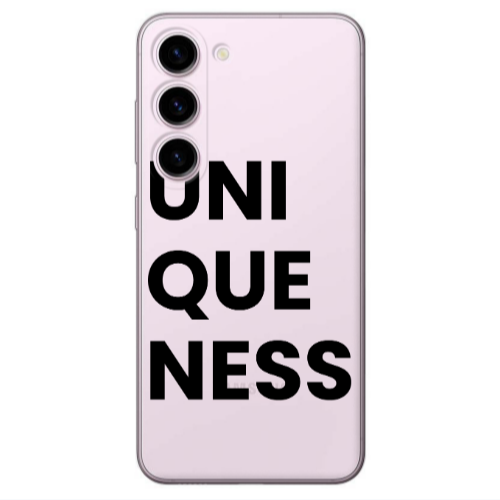 Samsung S23 Uni Que Nesss Transparent Silicone TPU Θήκη