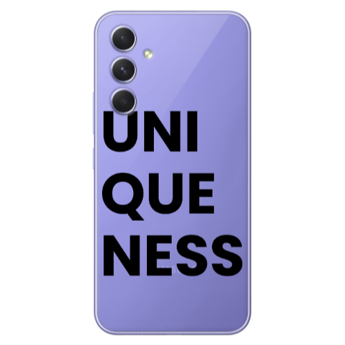 Samsung A54 Uni Que Nesss Transparent Silicone TPU Θήκη