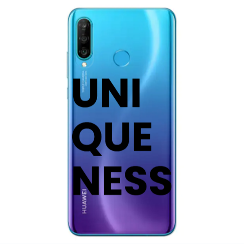Huawei P30 Lite Uni Que Nesss Transparent Silicone TPU Θήκη