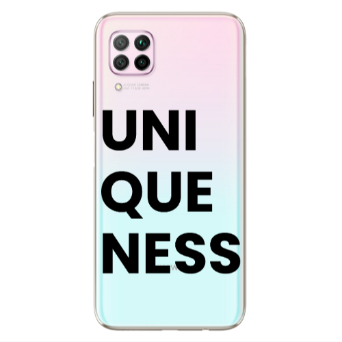 Huawei P40 Lite Uni Que Nesss Transparent Silicone TPU Θήκη