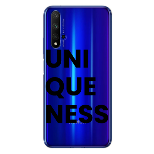Huawei Nova 5 T Uni Que Nesss Transparent Silicone TPU Θήκη
