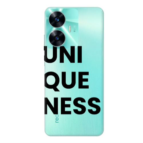 Realme C55 Uni Que Nesss Transparent Silicone TPU Θήκη